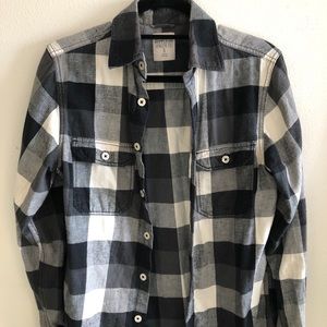 Plaid button up flannel